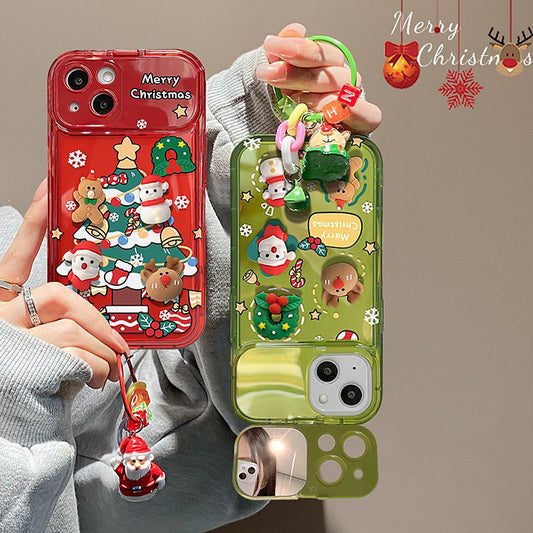 🎄Juletreanheng Flip Mirror-deksel til iPhone🎅Kjøp 2 og få gratis frakt